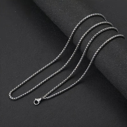 Ensemble de 8 colliers en acier inoxydable pour homme – Chaîne cubaine et chaîne torsadée style hip-hop, chaînes tendance et durables pour homme, cadeau idéal pour petit ami, fils, fête des pères et anniversaire