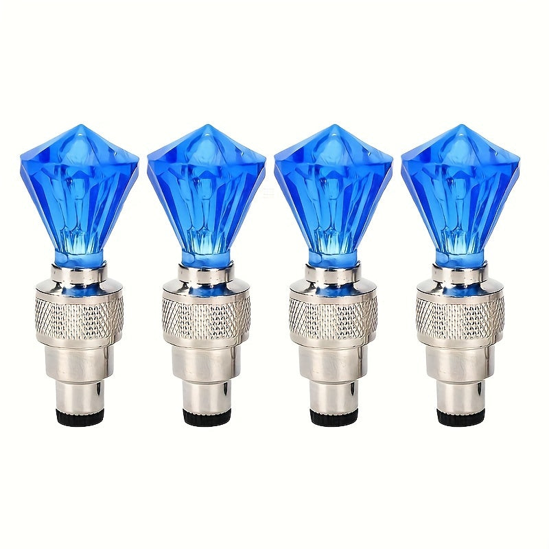 Bouchons de valve de pneu LED avec effet lumineux respirant et cheval au galop, 4/8/16 pièces, capuchons de valve de roue lumineux pour voiture, moto, vélo – Lumière de roue « Wind Fire », protection UV et antidéflagrante – Vert, rouge, bleu, squelette