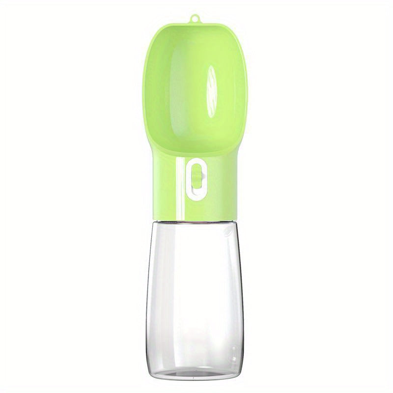 Gourde portable pour chien avec écuelle - Bouteille d'eau de voyage étanche pour animaux, distributeur d'eau à une main pour promenades, randonnées et camping, accessoire de voyage pour chien