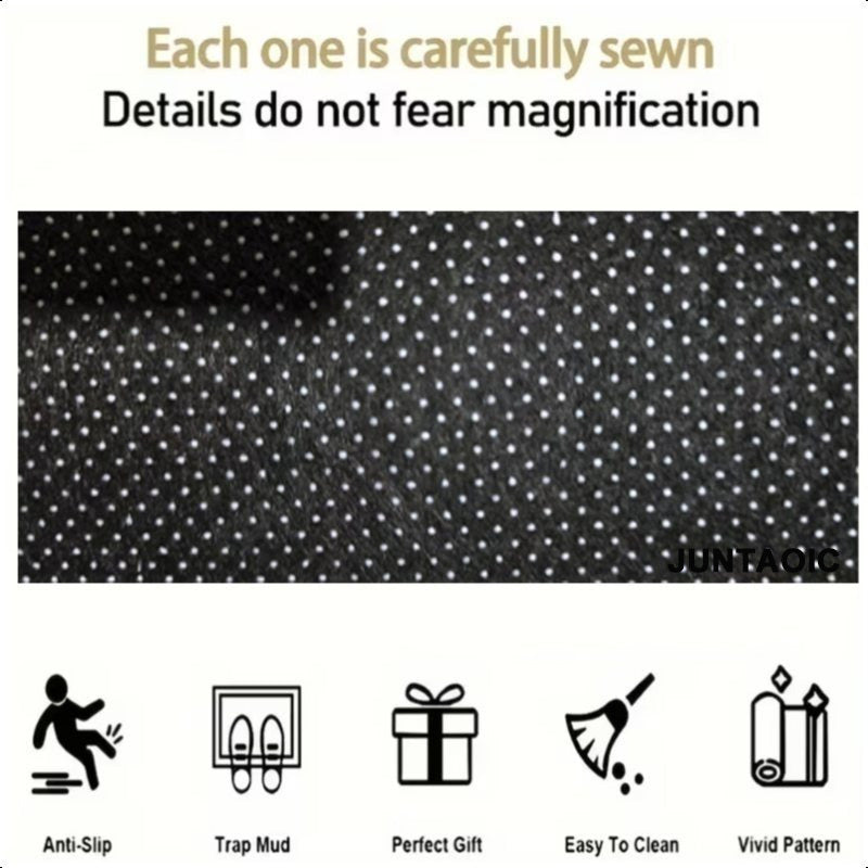Tapis de coffre pour voiture – Revêtement de chargement antidérapant et imperméable avec motifs uniques, protection intérieure de véhicule durable contre la saleté, les déversements et les rayures, ajustement universel