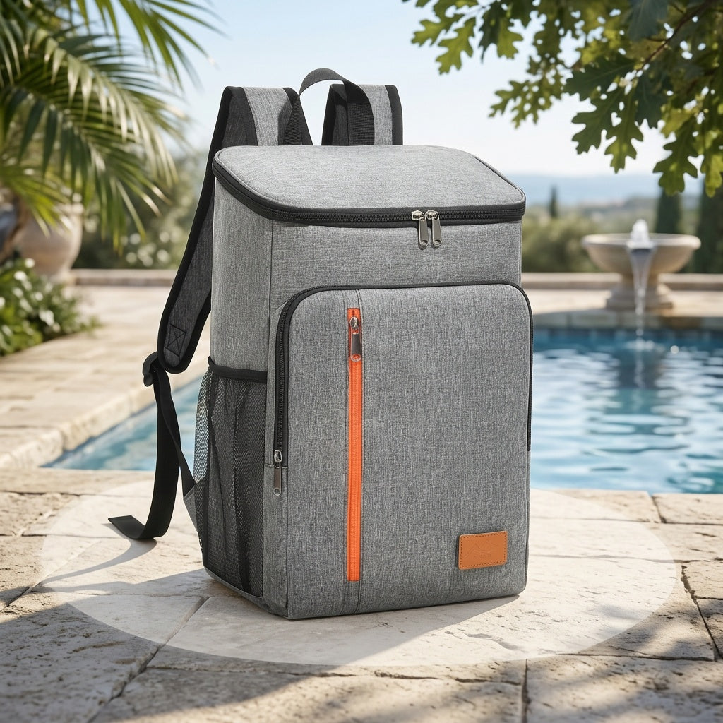 Sac à dos isotherme extra large, peut contenir plus de 30 canettes, sac à bandoulière étanche pour hommes et femmes, parfait pour le camping, le barbecue, la plage, le pique-nique et la randonnée – Compatible avec les pains de glace