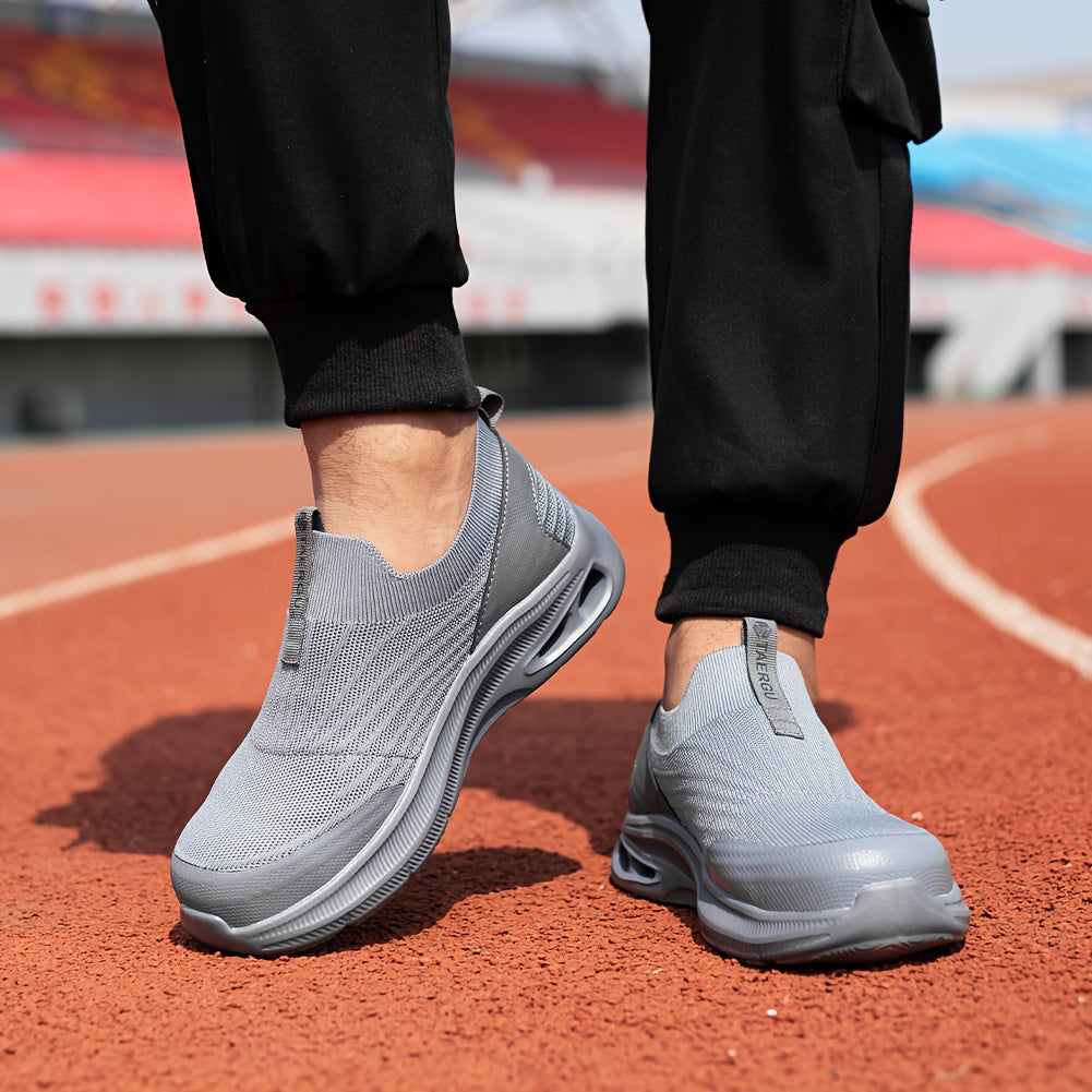 Chaussures de sécurité pour hommes à embout en acier, légères et à enfiler, baskets de sécurité résistantes à la perforation, mocassins antidérapants, noir gris bleu, tailles US 5,5-14