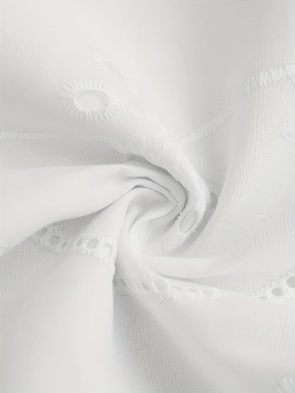 Robe courte sans manches à col en V avec détails en dentelle blanche, style péplum, idéale pour les sorties décontractées, la plage, le jardin ou les vacances, tailles S-XXL