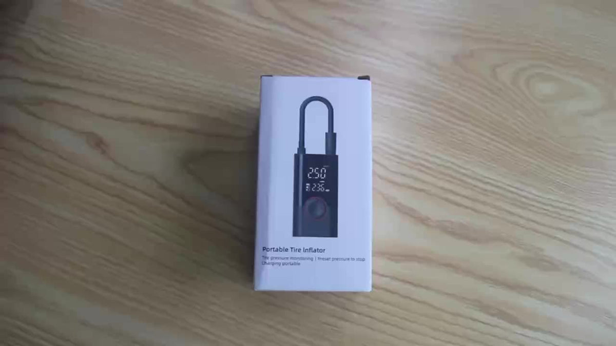 Gonfleur de pneu portable 210 PSI sans fil avec manomètre numérique, batterie rechargeable et lampe LED – Pompe à air sans fil pour voiture, moto, vélo et ballons de sport – Velora
