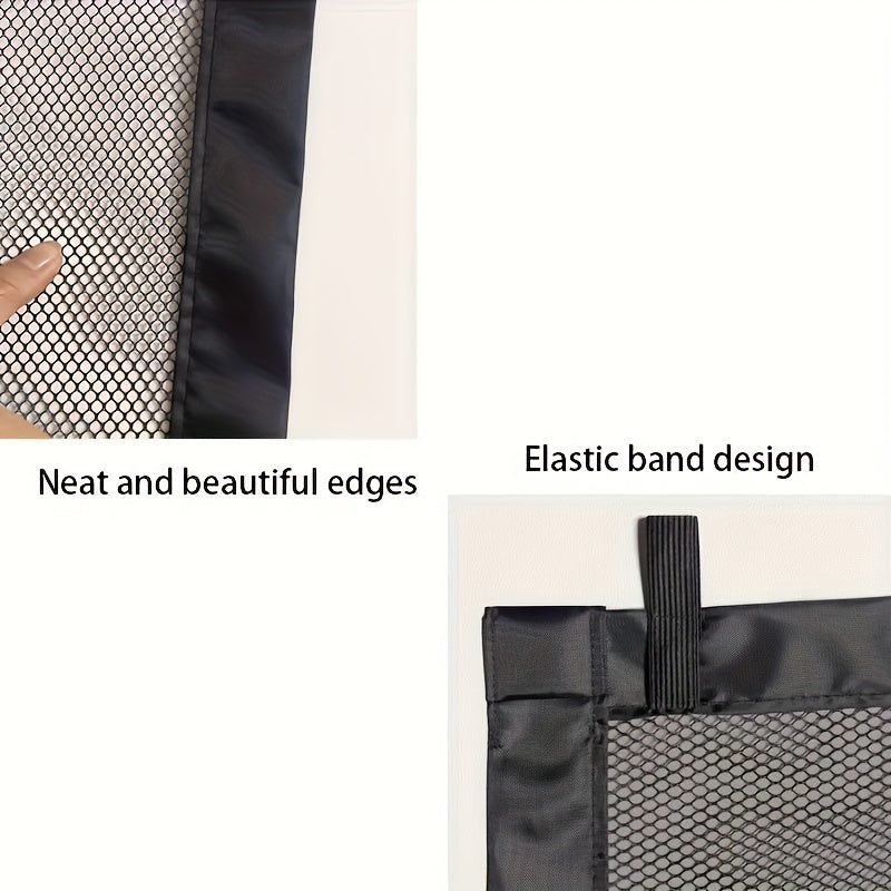 Barrière de sécurité pliable et portable pour animaux – Filet d'isolation en maille pliable pour portes intérieures, escaliers et pièces, disponible en petites et grandes tailles