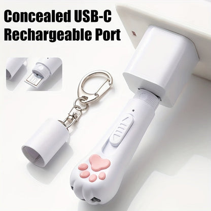 Jouet interactif 7-en-1 pour chat, rechargeable par USB – 7 modes de jeu pour chats et chiens d'intérieur, jouet d'exercice pour la chasse, souris bonus incluse, cadeau idéal pour Noël et les anniversaires des animaux de compagnie