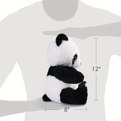 Peluche Panda Lumineuse 20 & 30 cm – Adorable Jouet en Peluche Ours Panda avec Lumière LED, Peluche Douce à Câliner pour Enfants Garçons Filles, Cadeau d'Anniversaire, de Noël, de Fêtes et Décoration d'Intérieur