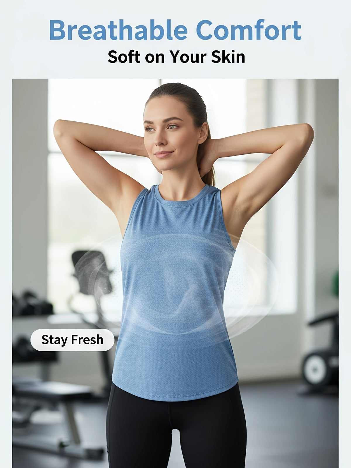 Lot de 5 débardeurs de sport pour femme, séchage rapide, dos nageur, respirants et anti-transpirants, pour fitness, course à pied et salle de sport, tailles S à XXL, couleurs assorties