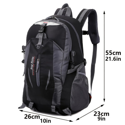 Sac à dos de randonnée 25,8 L pour hommes, femmes et enfants – Sac à dos de voyage léger pour l'extérieur avec réglage du torse, poches zippées et grande capacité pour le camping, l'alpinisme et les excursions.