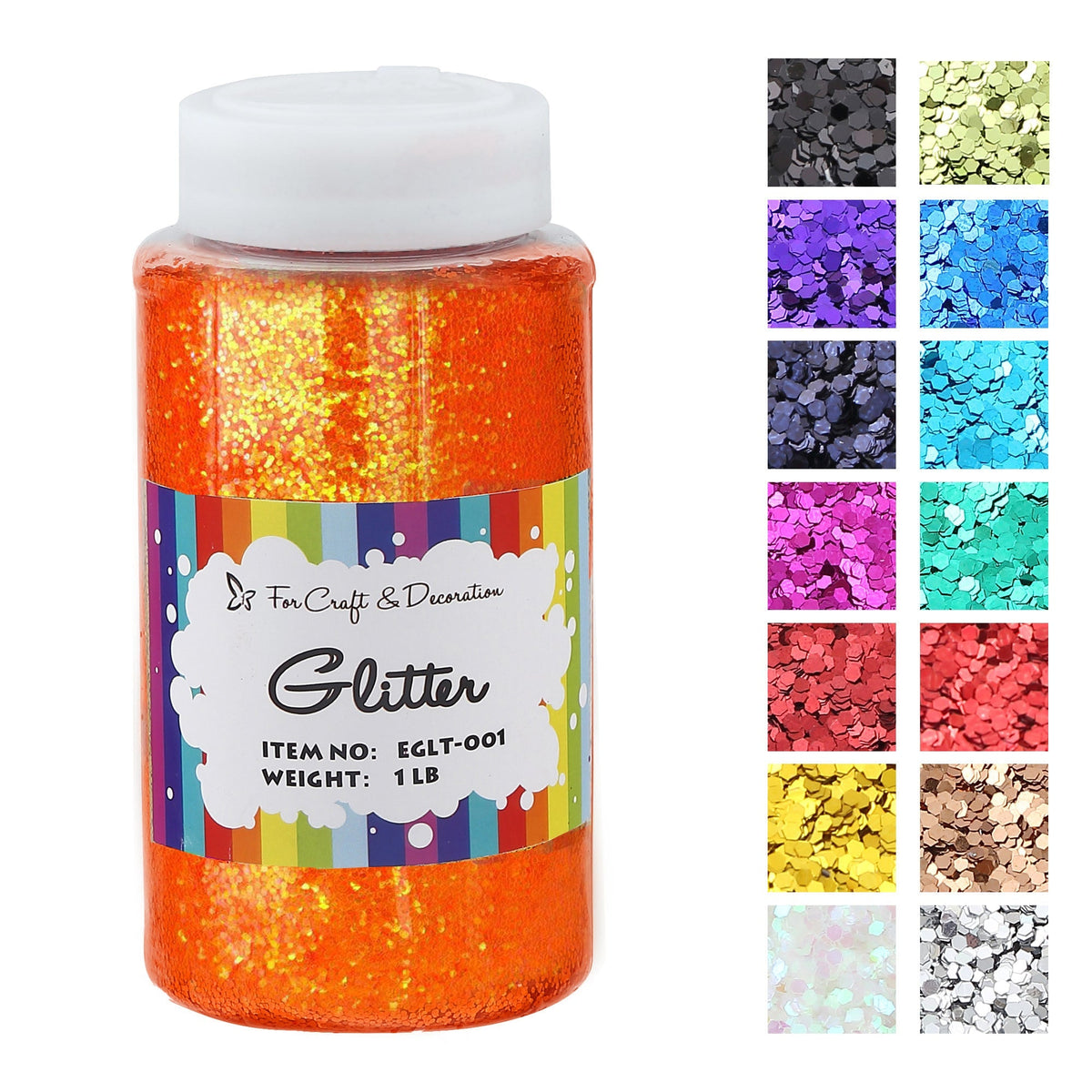 450 g de paillettes artisanales en 19 couleurs – Paillettes fines, extra fines et épaisses avec couvercle saupoudreur pour gobelets, résine, scrapbooking et loisirs créatifs, paillettes en vrac pour enfants et adultes
