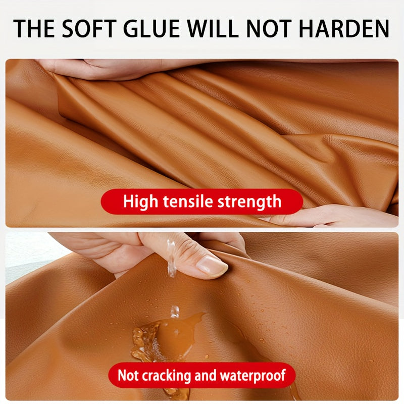 Colle de réparation de tissu ultra-résistante, invisible, lavable, sans couture, adhésif puissant pour siège de voiture, canapé, vêtements, chaussures, veste - Colle à tissu multi-usages instantanée de qualité professionnelle