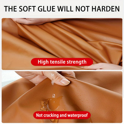Colle de réparation de tissu ultra-résistante, invisible, lavable, sans couture, adhésif puissant pour siège de voiture, canapé, vêtements, chaussures, veste - Colle à tissu multi-usages instantanée de qualité professionnelle