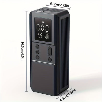 Compresseur d'air portable pour pneus de voiture, vélo, moto et ballons, manomètre numérique, arrêt automatique, versions USB et allume-cigare disponibles
