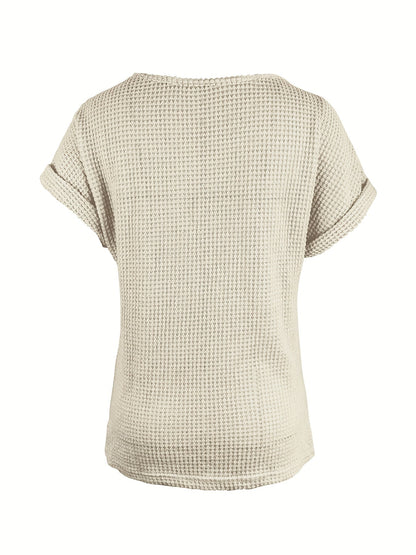 Blouse à manches chauve-souris et bordure en dentelle pour femme – Haut en maille élégant, respirant et semi-transparent, coupe droite décontractée, lavable en machine, chemisier chic et décontracté pour toutes les saisons