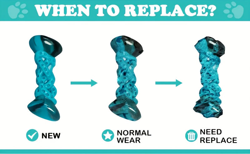 Jouet à mâcher durable en nylon pour chien, anti-anxiété, anti-ennui, jouet indestructible pour petits, moyens et grands chiens, mâcheurs agressifs, tailles standard et grande, occupe les chiens, soulage le stress
