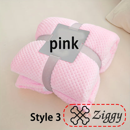 Couverture pour animaux de compagnie brodée personnalisée – Plaid personnalisé avec nom ou initiales, couverture douillette et douce pour petits chiens et chats, cadeau de décoration chaleureux pour panier d'animal