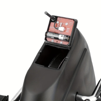 Pédalier d'appartement sous bureau avec écran LCD – Mini vélo pour exercices des bras et des jambes, appareil de sport à faible impact avec résistance réglable pour bureau à domicile, noir