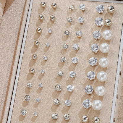 Ensemble de 102 boucles d'oreilles pour femmes – Styles géométriques, strass et anneaux torsadés, tiges en acier inoxydable hypoallergénique, cadeau de luxe léger pour le quotidien, les fêtes et les vacances