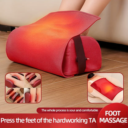 Masseur de pieds électrique avec chaleur – Pétrissage profond et compression pour jambes, pieds et bras, usage à domicile et au bureau, modèles multiples avec housses de pieds