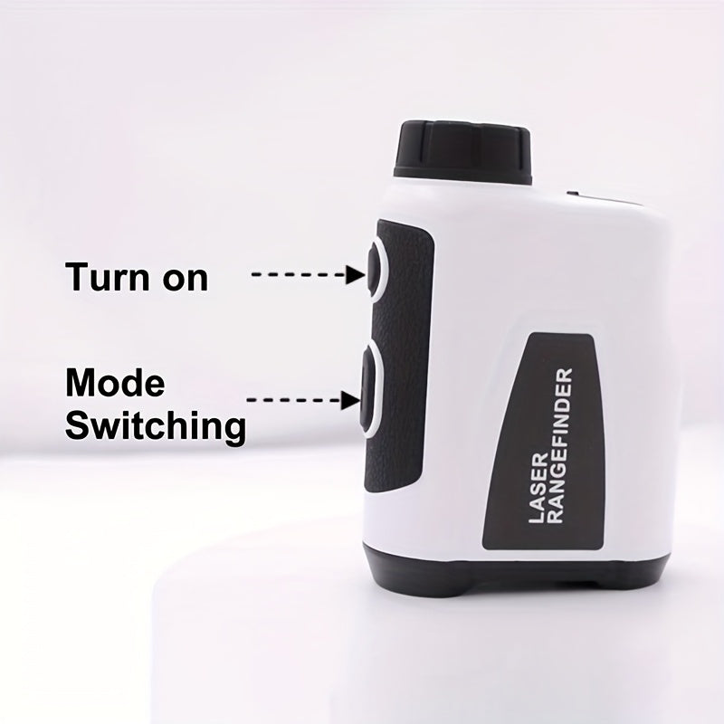 Télémètre laser de golf 1200 yards, grossissement 6x, commutateur de pente, vibration par impulsion, verrouillage de cible, compensation de trajectoire, rechargeable par USB-C pour le golf et la chasse