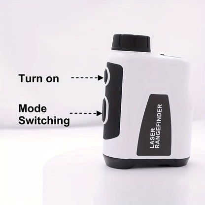 Télémètre laser de golf 1200 yards, grossissement 6x, commutateur de pente, vibration par impulsion, verrouillage de cible, compensation de trajectoire, rechargeable par USB-C pour le golf et la chasse