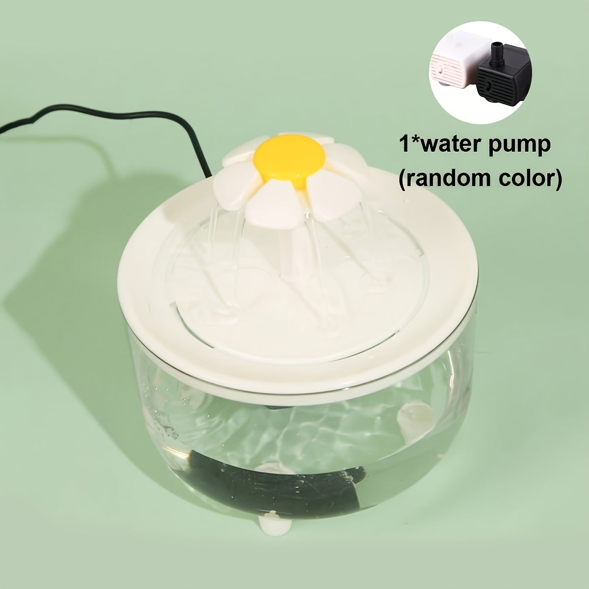Fontaine à eau pour animaux 1,5 L, silencieuse, alimentée par USB, sans BPA - Fontaine automatique pour chats et petits animaux, facile à nettoyer, sans pile, distributeur d'eau filtrée fraîche en continu