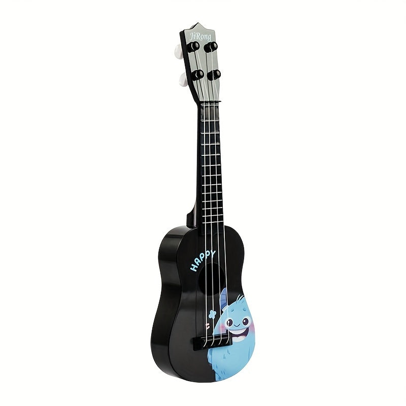 Guitare jouet ukulélé pour enfants 16,5 pouces, instrument de musique pour débutants, jouet d'éveil musical, cadeau pour enfants et tout-petits, violet, bleu, rouge, vert, blanc, noir