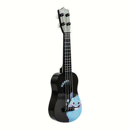 Guitare jouet ukulélé pour enfants 16,5 pouces, instrument de musique pour débutants, jouet d'éveil musical, cadeau pour enfants et tout-petits, violet, bleu, rouge, vert, blanc, noir