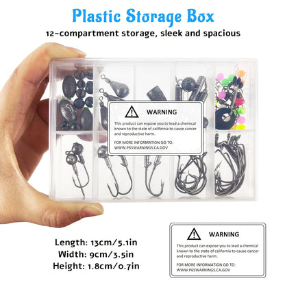 Kit de leurres de pêche 306 pcs et 84 pcs – Boîte de pêche complète avec hameçons, plombs, flotteurs, turluttes, perles, émerillons et agrafes | Ensemble d'accessoires de pêche en eau douce pour bar, truite et carpe
