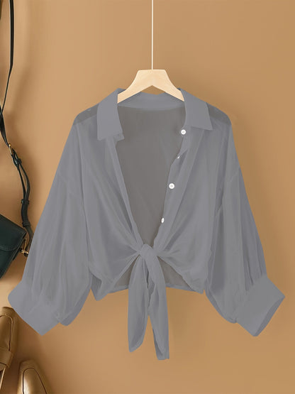 Cardigan léger en mousseline pour femme, gilet kimono décontracté ouvert sur le devant, haut d'été, tailles S M L XL XXL