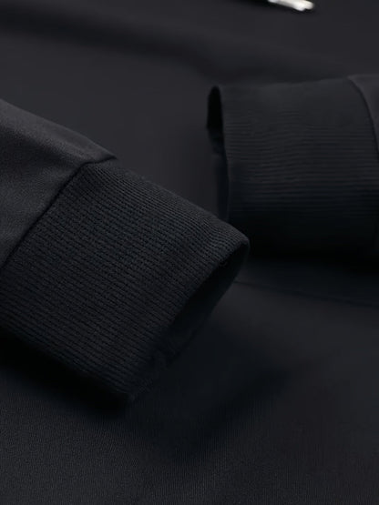 Ensemble de survêtement pour homme, lot de 6 pièces, sweat à capuche décontracté à manches longues avec cordon de serrage, pantalon de jogging, tissu tricoté, noir, rouge, gris, couleur unie, tenue de sport, coupe régulière, tenue d'entraînement.