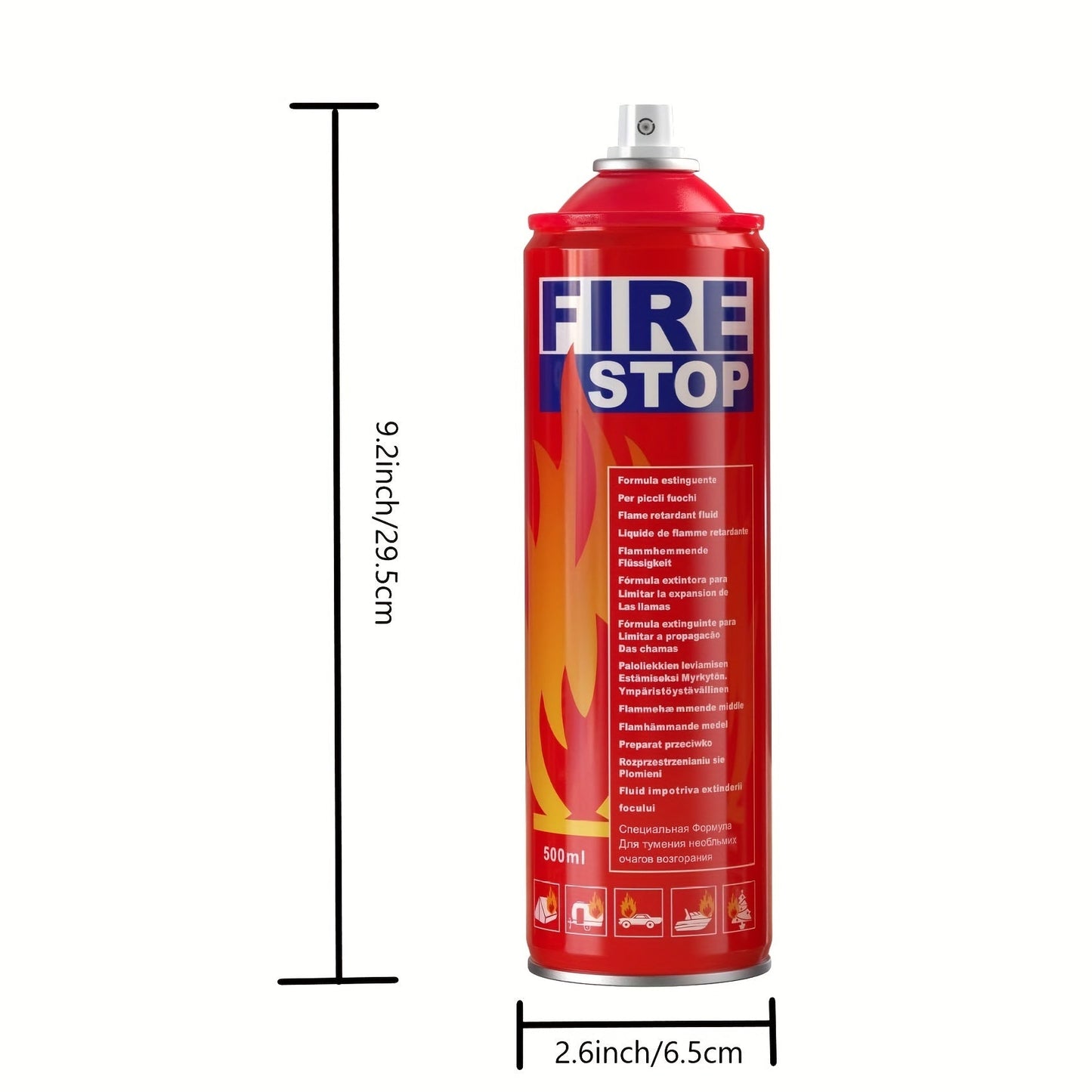 Portable Mini Fire Extinguisher for Home, Car, Kitchen & Boat – 4-in-1 Small Fire Stop with Mounting Bracket, 2-Pack & 4-Pack, Essential Fire Safety for Every Room & Vehicle