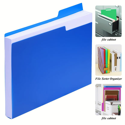 Dossiers suspendus en plastique Manila, lot de 27/54 – 9 couleurs, dossiers de classement robustes en polypropylène, format lettre avec onglet de coupe 1/3, organisation de classe pour la rentrée scolaire, bureau, enseignants et élèves