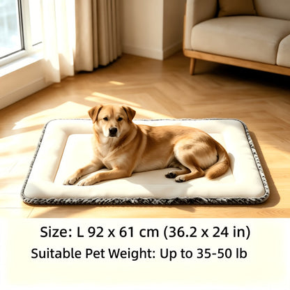 Tapis rafraîchissant pour chien pour l'été – Coussin rafraîchissant pour animal en polyester doux avec soutien cervical, tapis de sol de couchage intérieur pour chiens et chats très petits, petits et moyens, lit de soulagement de la chaleur