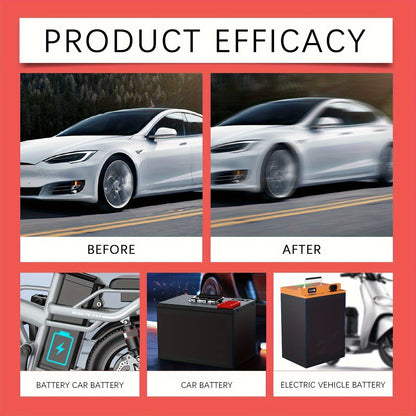 Liquide de réparation pour batterie, lot de 3, solution d'entretien pour restaurer les performances des batteries au plomb-acide et au lithium de véhicules électriques, faible odeur, sans parfum, convient à tous les modèles, 100 ml chacun
