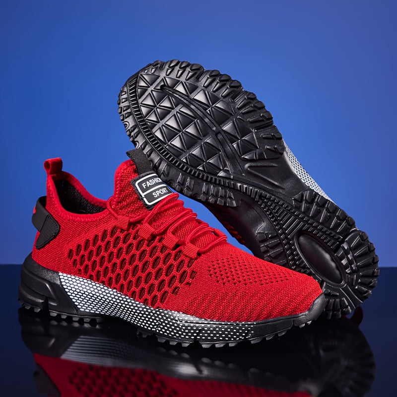 Chaussures de course pour hommes, baskets légères et respirantes - Chaussures de sport, marche, tennis, fitness et décontractées pour hommes, confortables et tendance, multicolores