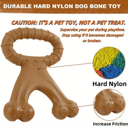 Beef Flavor Dog Chew Toy for Teeth Cleaning & Training – Interactive Durable Chew Toy for Small Medium Large & Giant Breeds, Promotes Dental Health, Satisfies Chewing Instinct, Long-Lasting