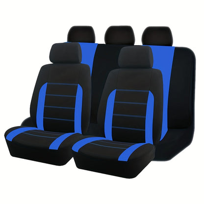 Housses de siège auto, ensemble complet, taille universelle pour 5 places – Tissu respirant et résistant à l'usure avec rembourrage en mousse pour SUV, berline, monospace et camion – Toutes saisons, 10 options de couleur – Velora