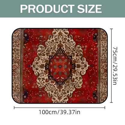 Tapis de coffre pour voiture – Revêtement de chargement antidérapant et imperméable avec motifs uniques, protection intérieure de véhicule durable contre la saleté, les déversements et les rayures, ajustement universel