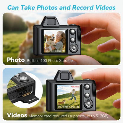 Mini caméra porte-clés 1080P HD 2MP avec carte mémoire 64 Go – Caméscope compact et portable de la taille d'un pouce, micro caméra de poche, cadeau idéal pour petite amie, petit ami, voyageurs et enfants