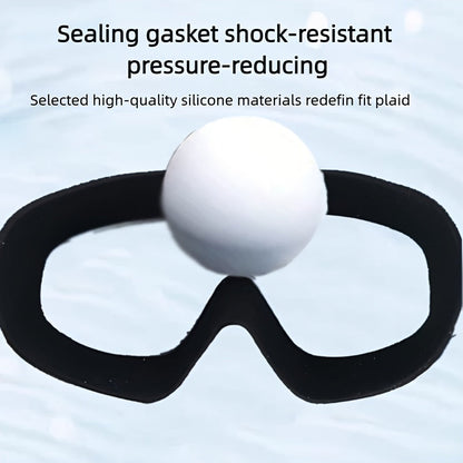 Lot de 2 lunettes de natation antibuée avec bouchons d'oreilles, pince-nez et sac étanche – Lunettes de natation avec protection UV pour hommes, femmes et adolescents, kit d'accessoires pour piscine extérieure et sports nautiques