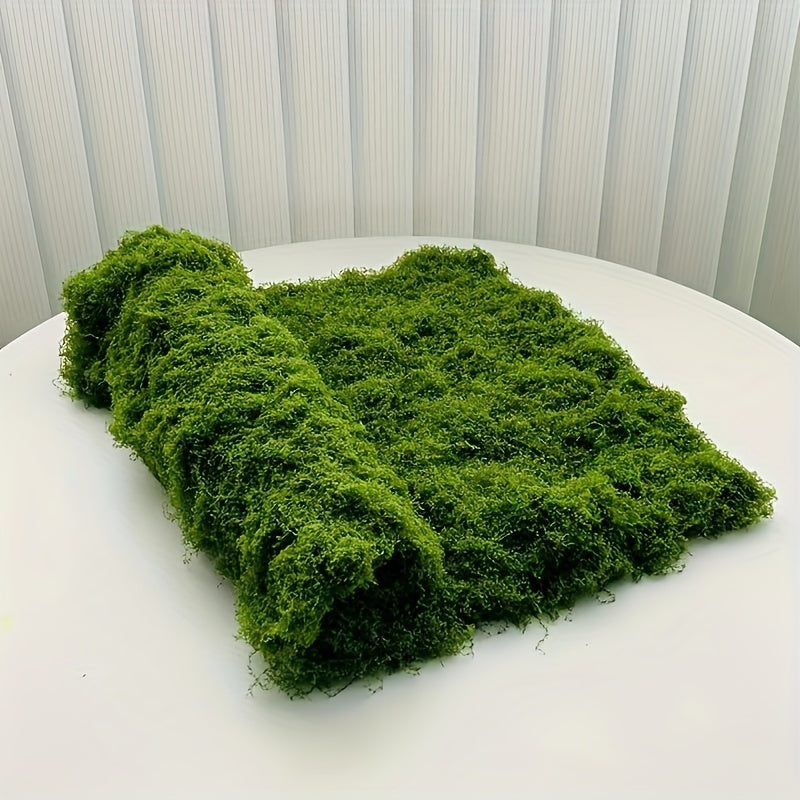 Rouleau de tapis de mousse artificielle 50x200 cm – Faux gazon pour mur, jardin, mariage, toit et décoration intérieure/extérieure, découpable et facile à entretenir