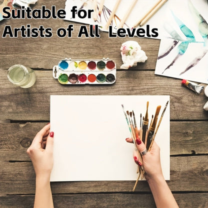 Papier aquarelle, 100 feuilles, format A4, 230 g/m² (110 lb), grain fin pressé à froid, papier artistique pour aquarelle, dessin, marqueurs, gouache, cadeau pour artistes, adultes et étudiants