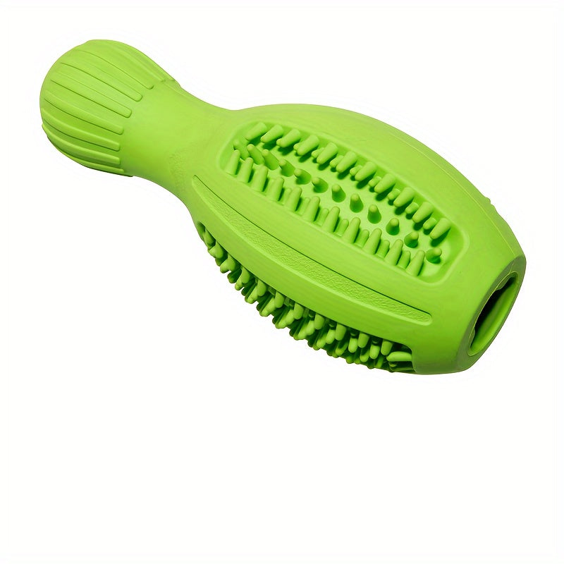 Jouet à mâcher interactif pour chien avec distributeur de nourriture et mangeoire lente – Jouet puzzle durable en caoutchouc pour le nettoyage des dents, jouet de dressage couineur pour chiens de petites, moyennes et grandes races