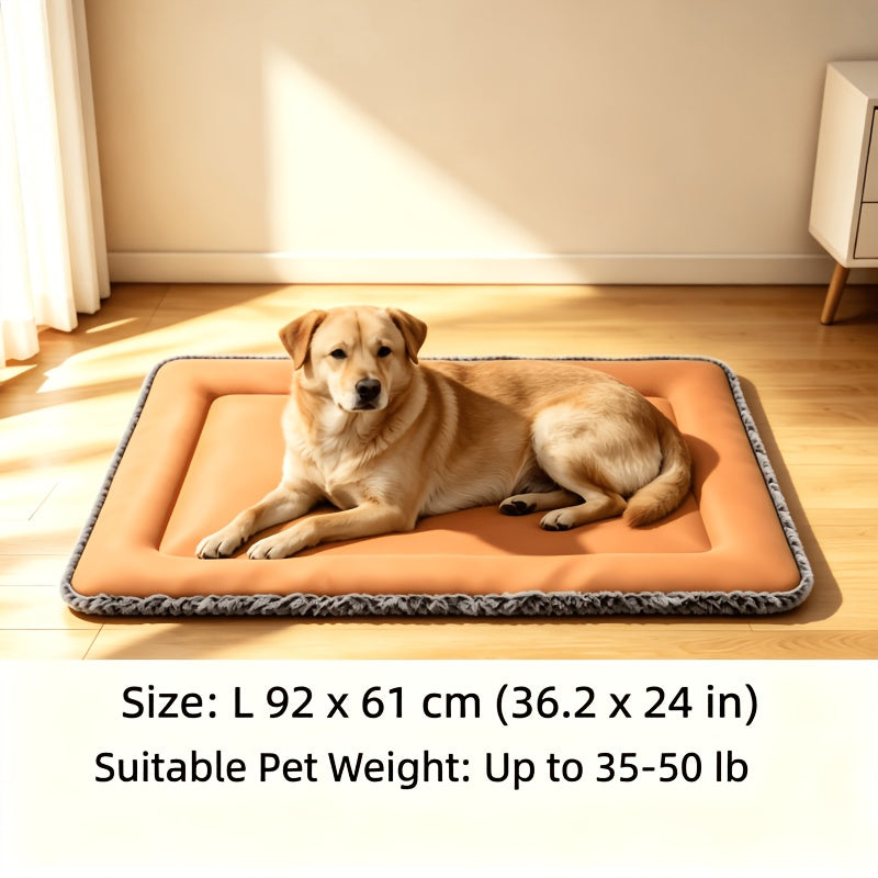 Tapis rafraîchissant pour chien pour l'été – Coussin rafraîchissant pour animal en polyester doux avec soutien cervical, tapis de sol de couchage intérieur pour chiens et chats très petits, petits et moyens, lit de soulagement de la chaleur