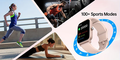 FAWEIO Smart Watch with Alexa & Wireless Calling – 1.8" HD Touchscreen, Fitness Tracker, 100+ Sports Modes, Compatible with iPhone & Android, for Women & Men