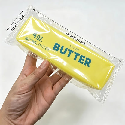 Jouet Squishy à montée lente en forme de barre de beurre et de fromage - Jouet sensoriel malléable anti-stress pour enfants, cadeaux de fête en gros, cadeaux d'anniversaire, surprises de Noël et d'Halloween, jouets pas chers en gros (couleurs aléatoires)