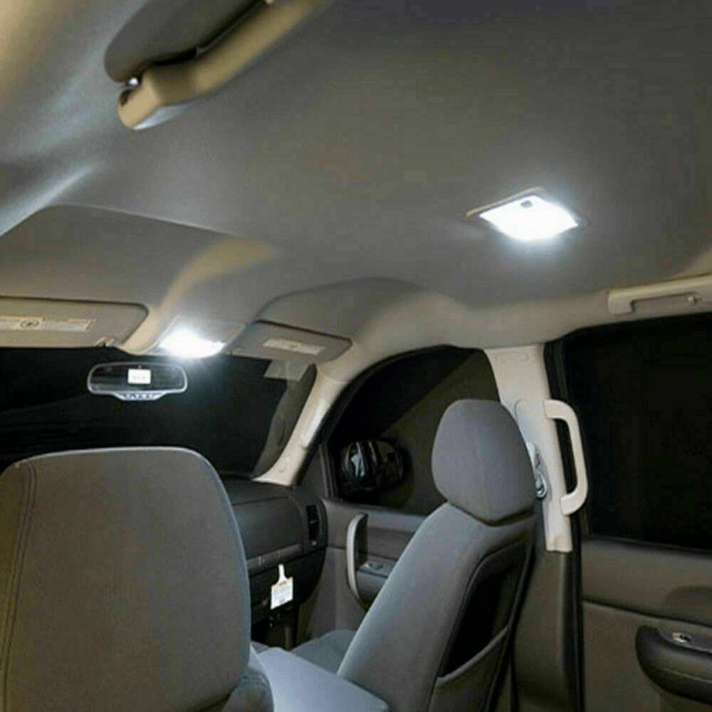Kit de 40 ampoules LED intérieures pour voiture, T10 W5W 31 mm 42 mm, 6000K blanc froid 12V, sans erreur, pour éclairage de carte, plafonnier, porte, coffre et courtoisie, ensemble de remplacement pour la plupart des voitures