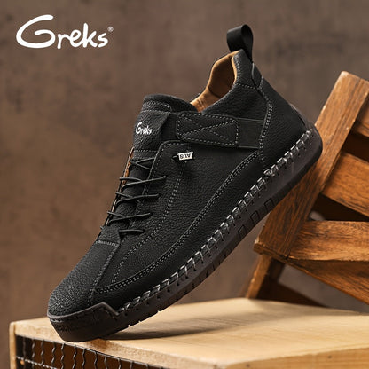 Bottines sans lacets pour hommes, mocassins mi-hauts légers, semelle amortissante antidérapante pour la marche, la conduite, le bureau décontracté, semi-formel, printemps, automne, UE 34,5-48
