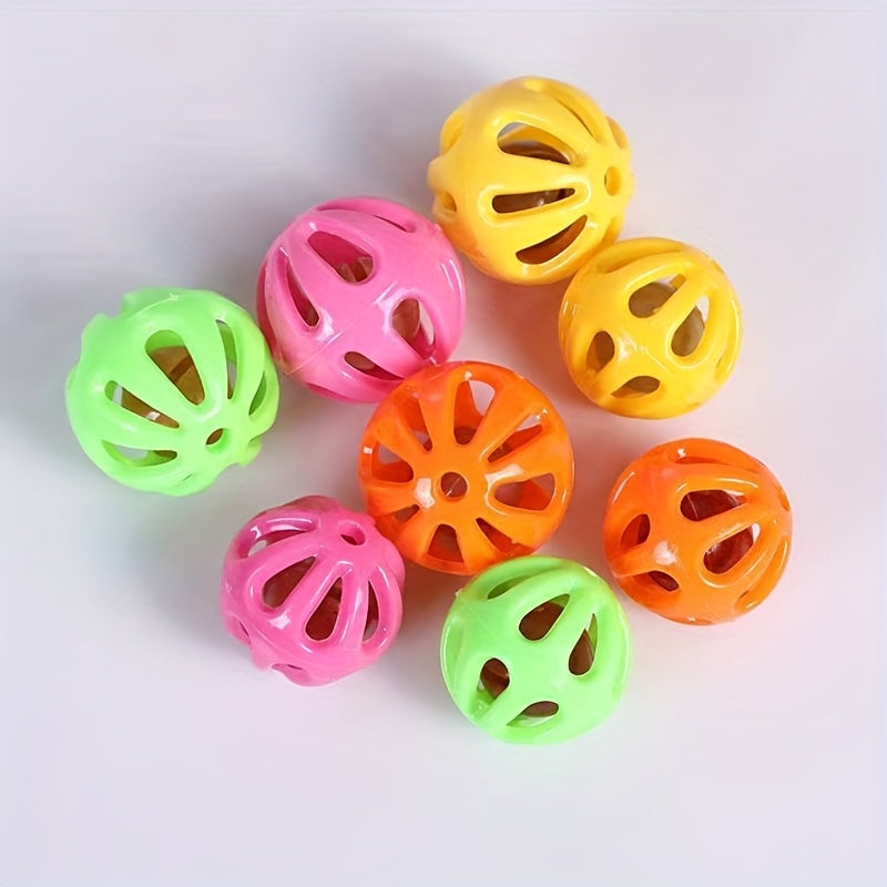 Lot de 5 jouets pour oiseaux - Jouets colorés pour cage de perroquet pour le mâchouillage, la recherche de nourriture et l'enrichissement - Jouets pour perroquets, canaris, inséparables, calopsittes et perruches - Accessoires pour cage à oiseaux